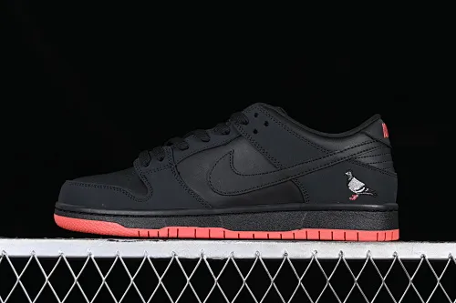 All categories Nk SB Dunk Series Nk SB Dunk Low Low-top sneakers K version Black Pigeon x Nk SB Dunk low Trd QS Black Pigeon Retro low-top versatile casual sports skateboard shoes 883232-008
